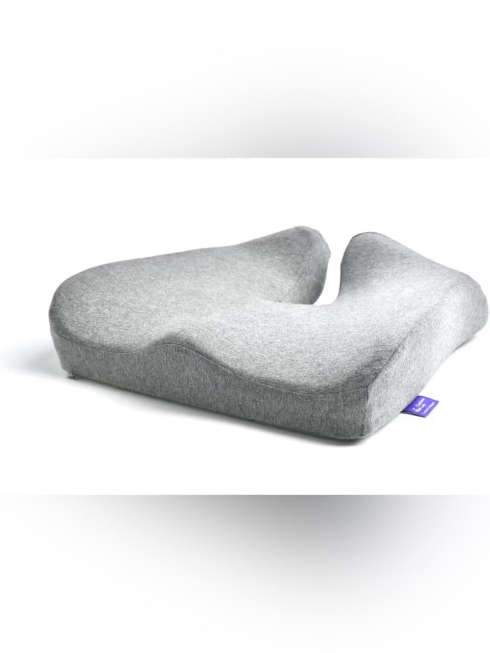 Gray Memory Foam Seat Cushion for Home Office